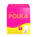 Pinq Polka Sanitary Premium Ultra Slim Sanitary Pads-XXL 10's 